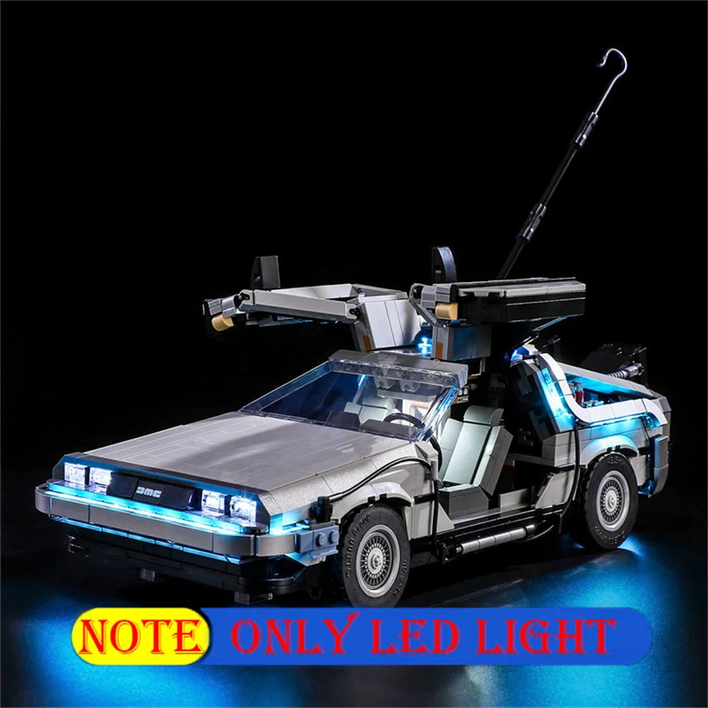 Kit di illuminazione a LED per LEGO 10300 Car Delorean Ritorno al