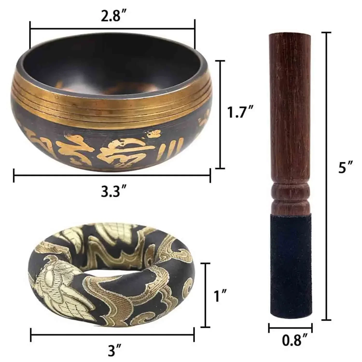 8cm Tibetan Singing Bowls For Sale Meditation Yoga Sound Healing buddha sound bowl,stainless steel bowl