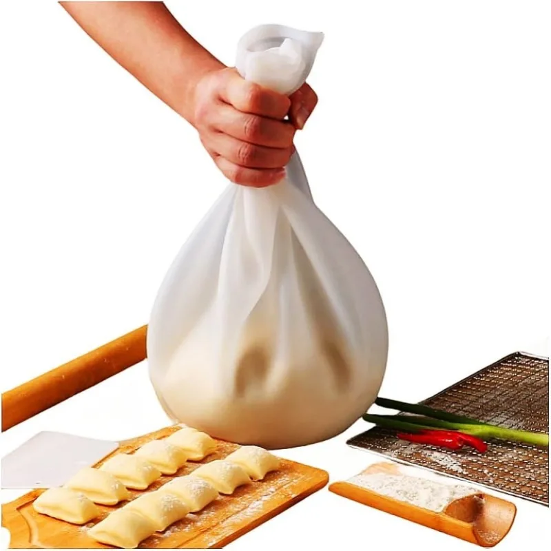 Silicone Kneading Dough Bag for Bread Pastry Pizza Mixing Nonstick Baking Tool Kitchen Accessory with Durability