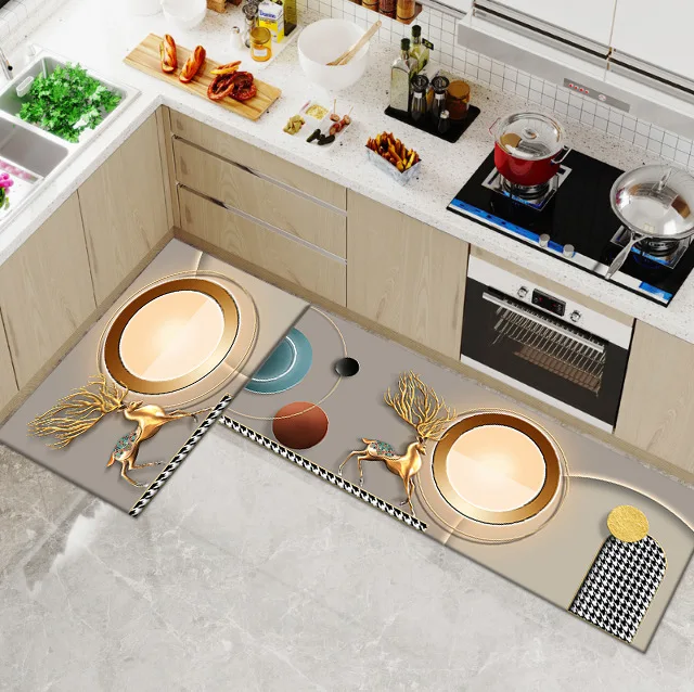

New Style Kitchen Mat Entrance Doormat for Living Room Rug Home Bedroom Floor Hallway Balcony Anti-Slip Carpet