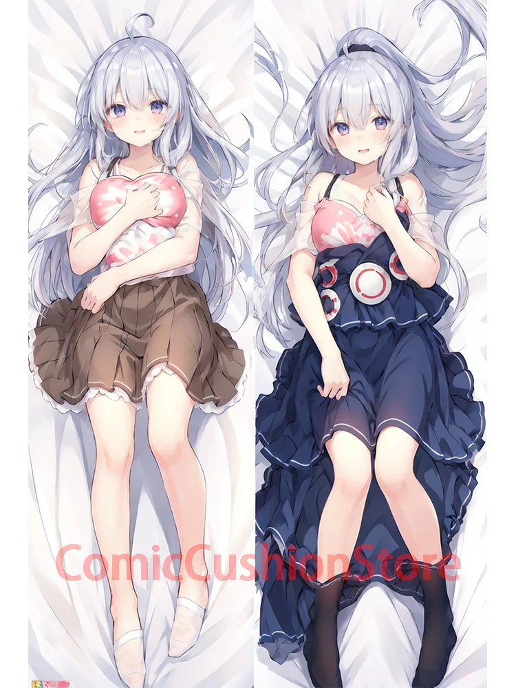 

Dakimakura anime Elaina Wandering Witch The Journey of Elaina Double-sided Print Life-size body pillows cover Adult pillowcase