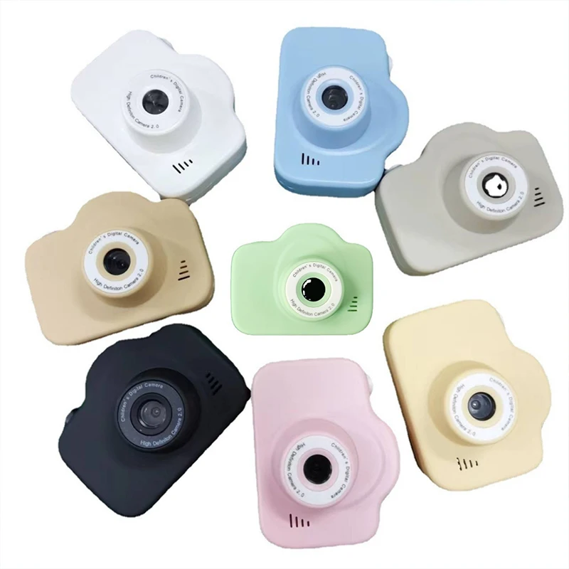 8GB16GBMini Children Cartoon Camera Taking Photos Videos Music Playback Baby Cartoon Toys Mini Camera Gifts Toys Outdoor