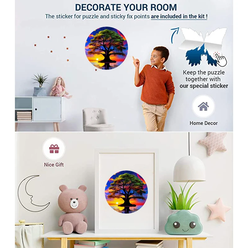 Snake Animal Wooden Jigsaw Puzzle Elephant Animals Shape Kids Puzzle Educational Toys Wood DIY Crafts Gifts Puzzle Games Adult 5