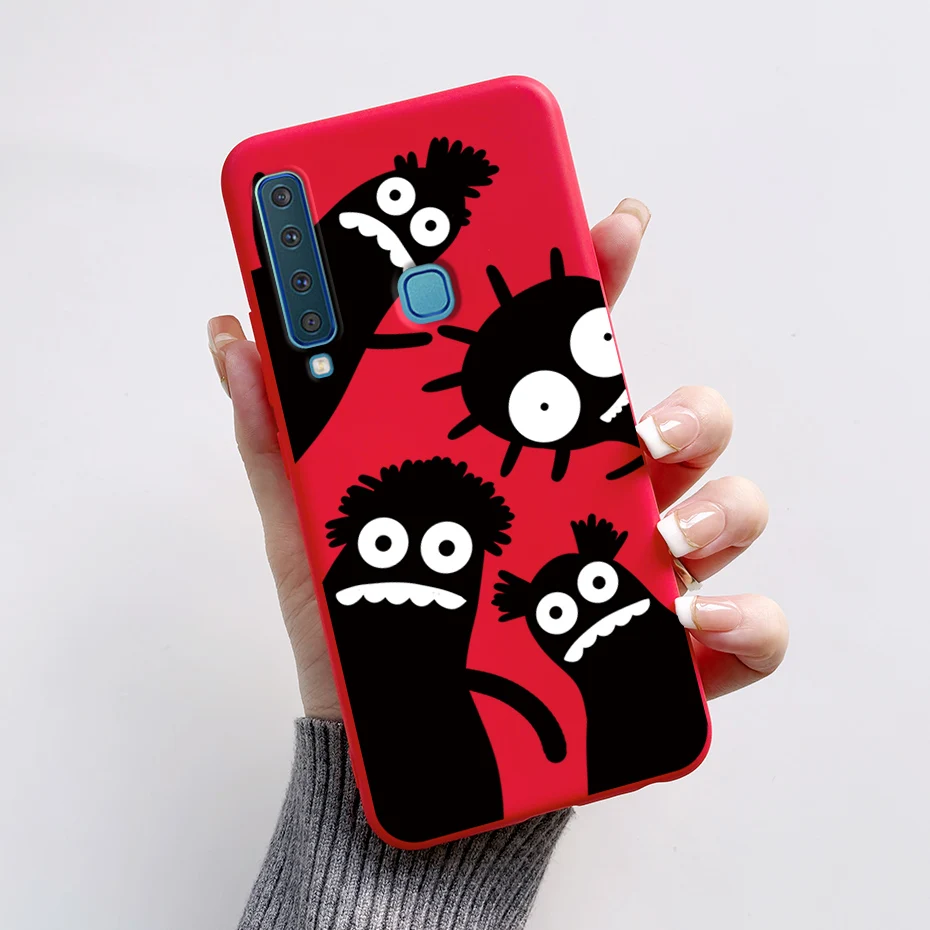 Stylish Painted Soft Silicone Shockproof Bumper Case for Samsung Galaxy A9 2018