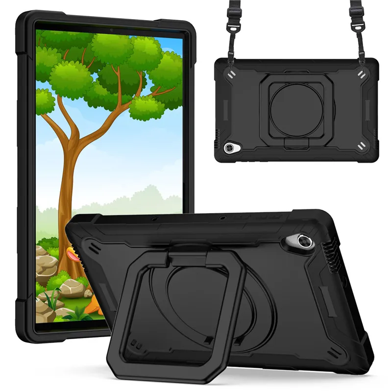 Custodia In Silicone Con Supporto Per Lenovo Tab M10 HD 2a Generazione (TB-X306F/X) 10,1 Pollici
