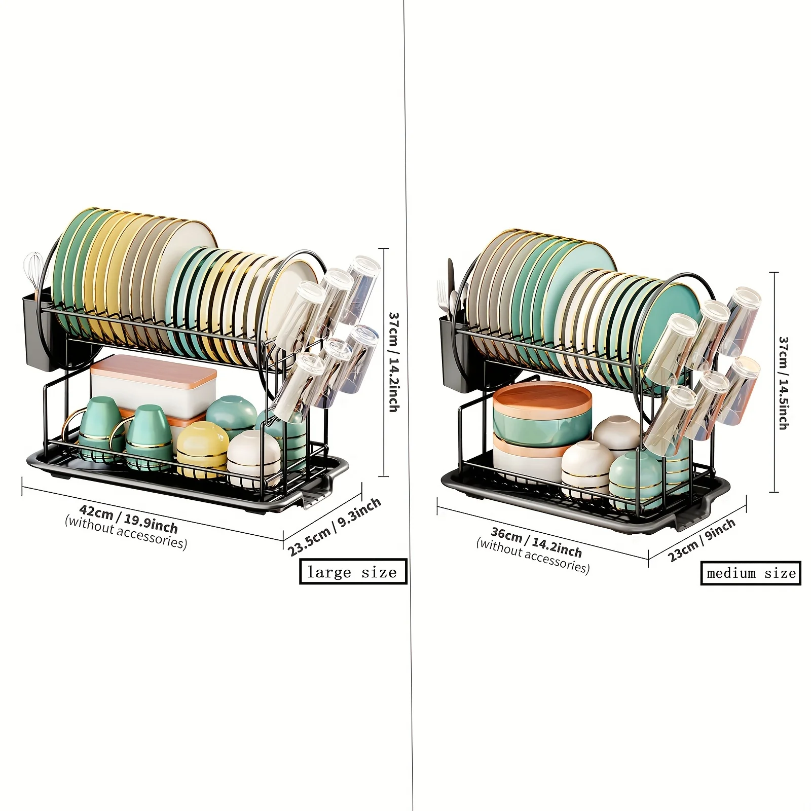 2-Tier Dish Drying Rack 3