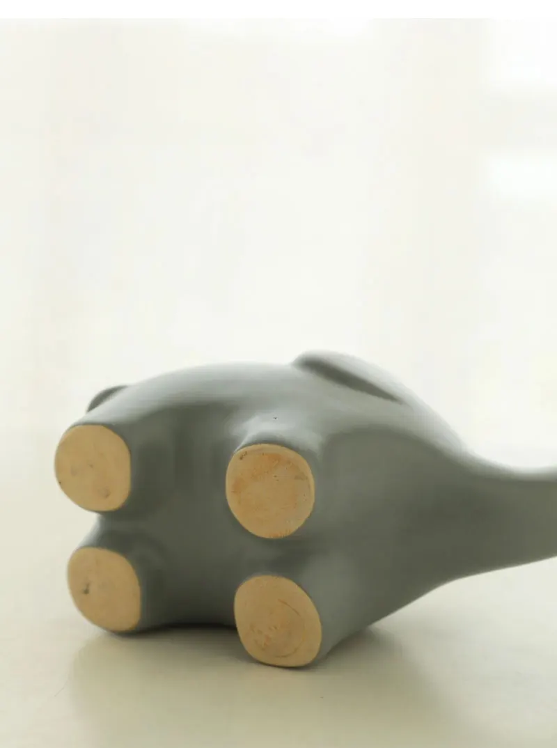 Nordic Ins Elephant Shape Ceramic Vase Ornaments Living Room Bedroom Dining Table Flower Arrangement Container Home Decoration
