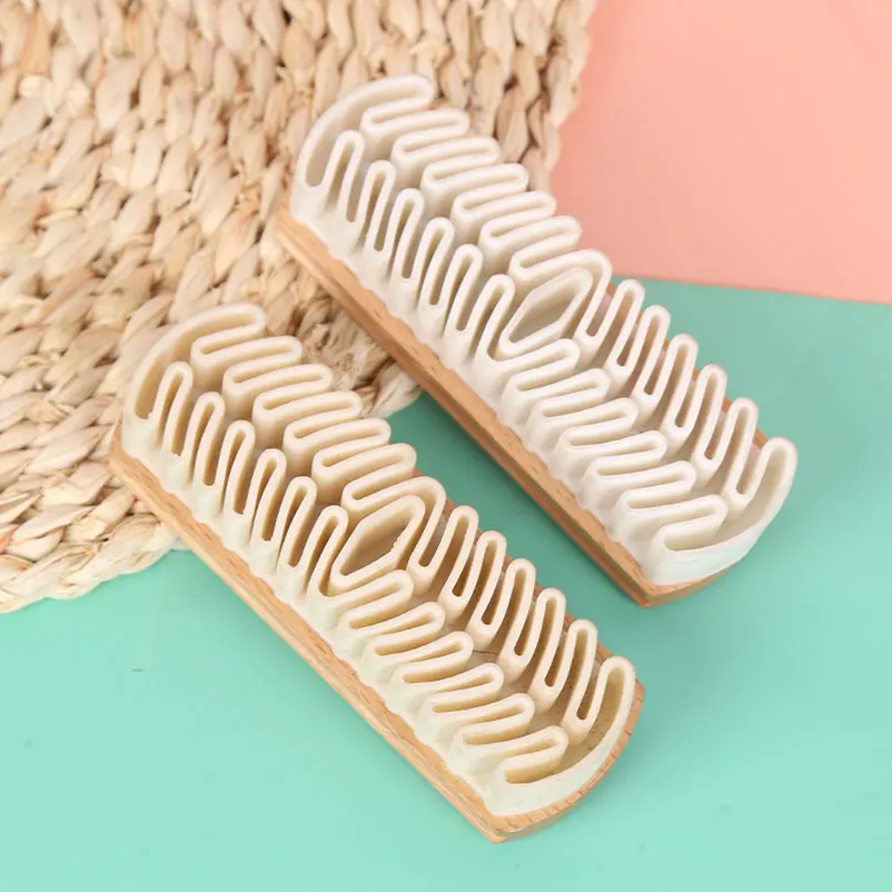 Leather Brush For Suede Boots Bags Scrubber Cleaner White Rubber Crepe Shoe Brush Household Necessary 4