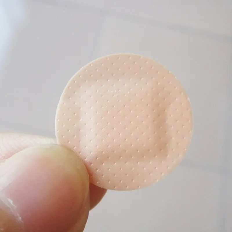 100Pcs Mini Waterproof Wounds Patch Adhesive Plaster Bandage Round Patterned Band Aid Stickers Dressing Banditas for Children