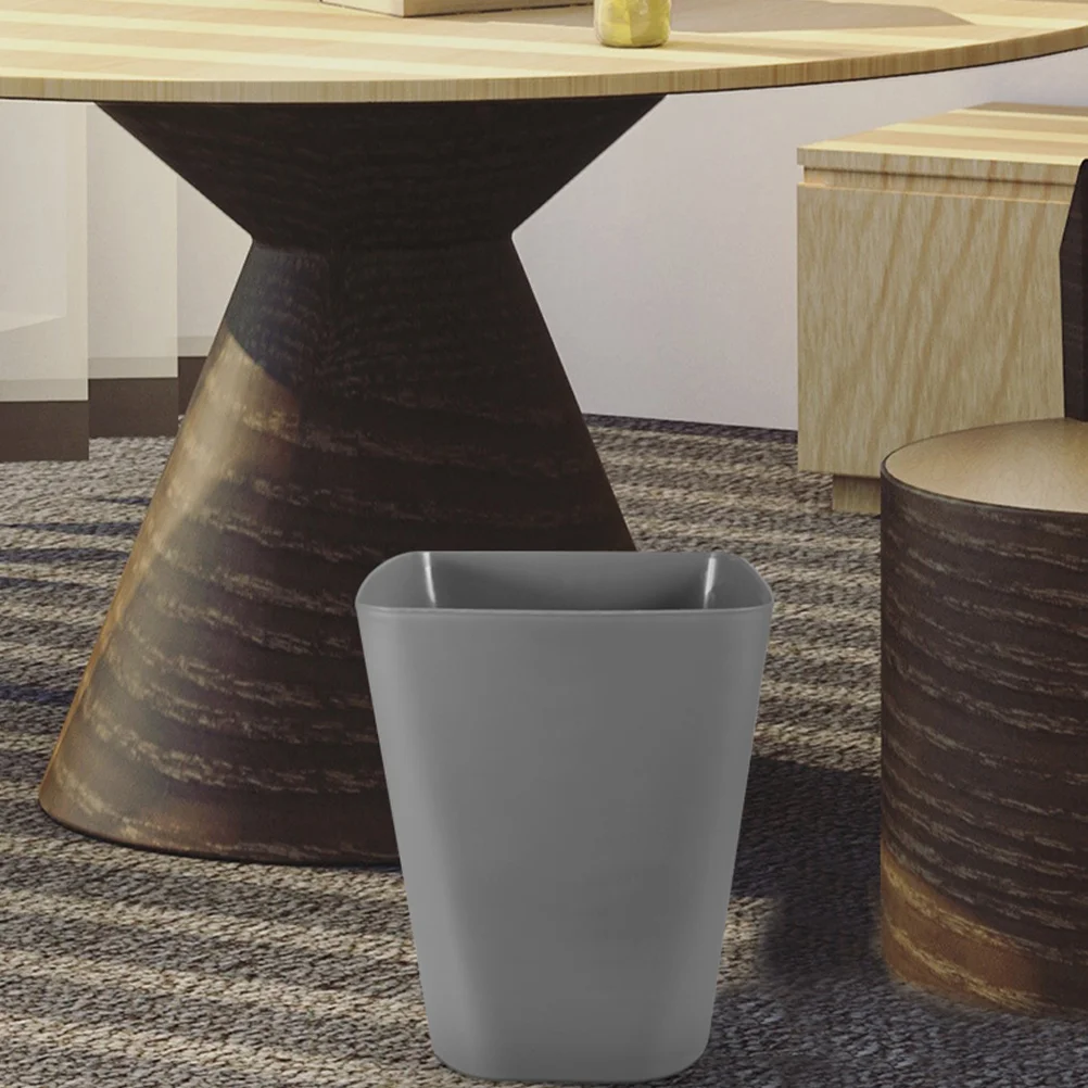 

2pcs Plastic Small Trash Can Garbage Can Wastebasket Recycling Bin for Office Bathroom