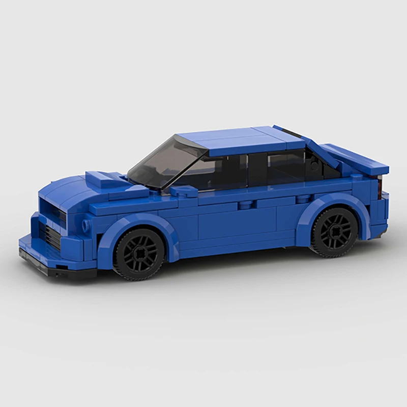 Гоночный автомобиль MOC Car WRX Bug eye F1, строительный блок, модель скоростных чемпионов, супер-гонка, кирпич, подарок на Рождество, город, технические характеристики