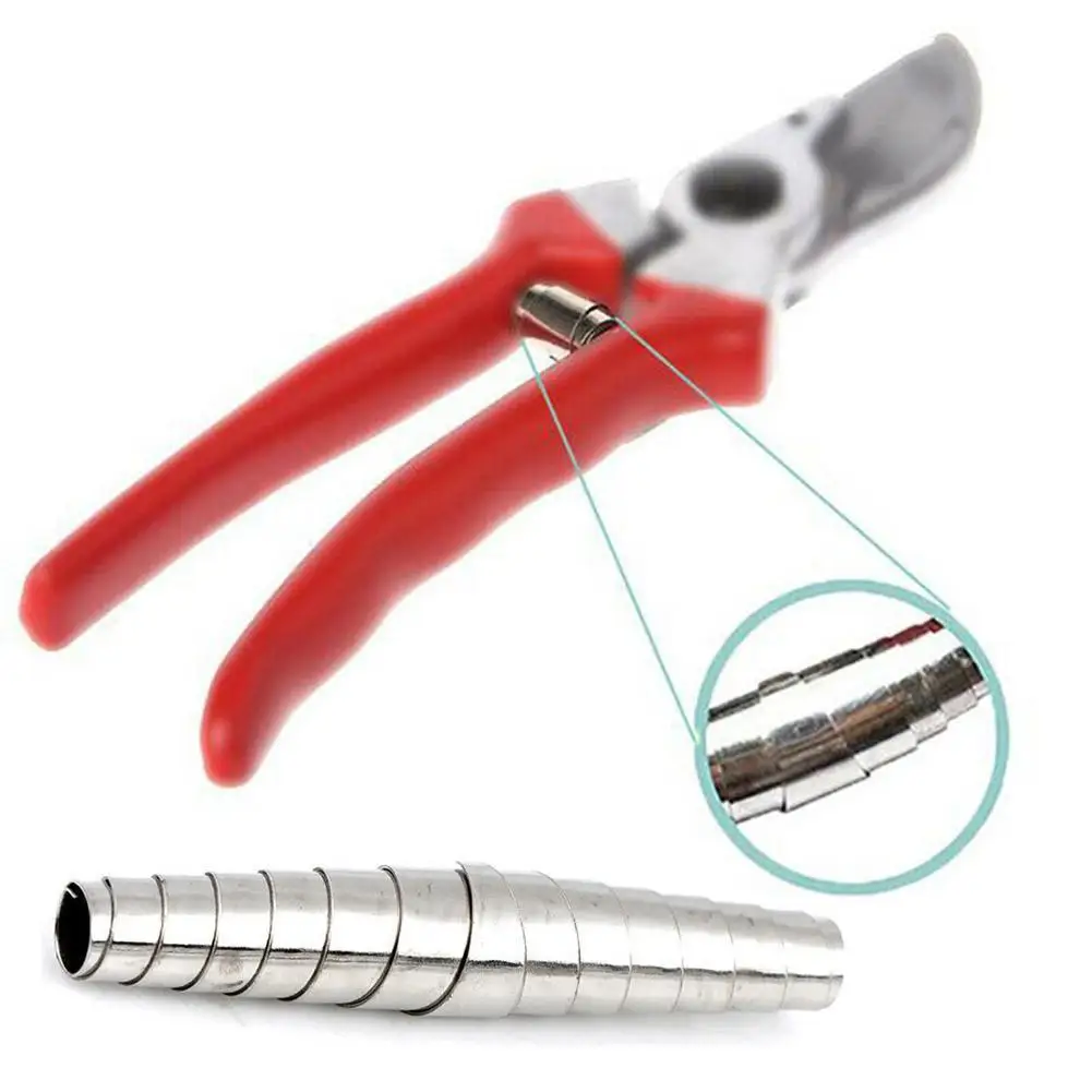 

5pcs Pruning Shears Spare Spring For Garden Pruning Shears Silkworm Type Steel Leather Spring Tool Scissors Components Spring