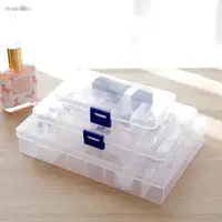 Vanzlife Transparent Jewelry Storage Box Detachable Free Assembled Frames 24 Content Box for Store Items Home Organization 1