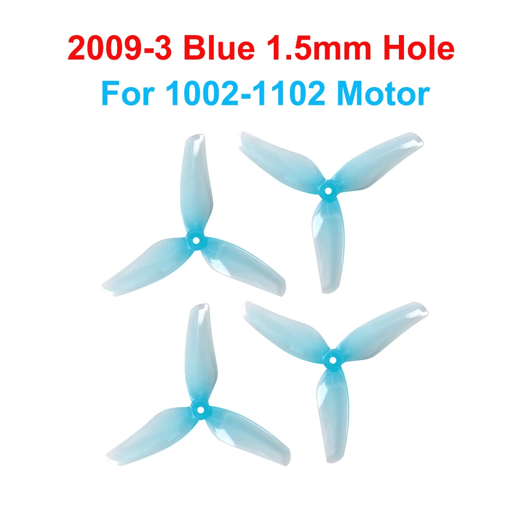 16 Paar GEMFAN Hurricane 2009 2520 3-Blatt 2008 2-Blatt 1,5 mm Loch CW CCW PC-Propeller für bürstenlose Motoren 1106-1404 – Detail 28