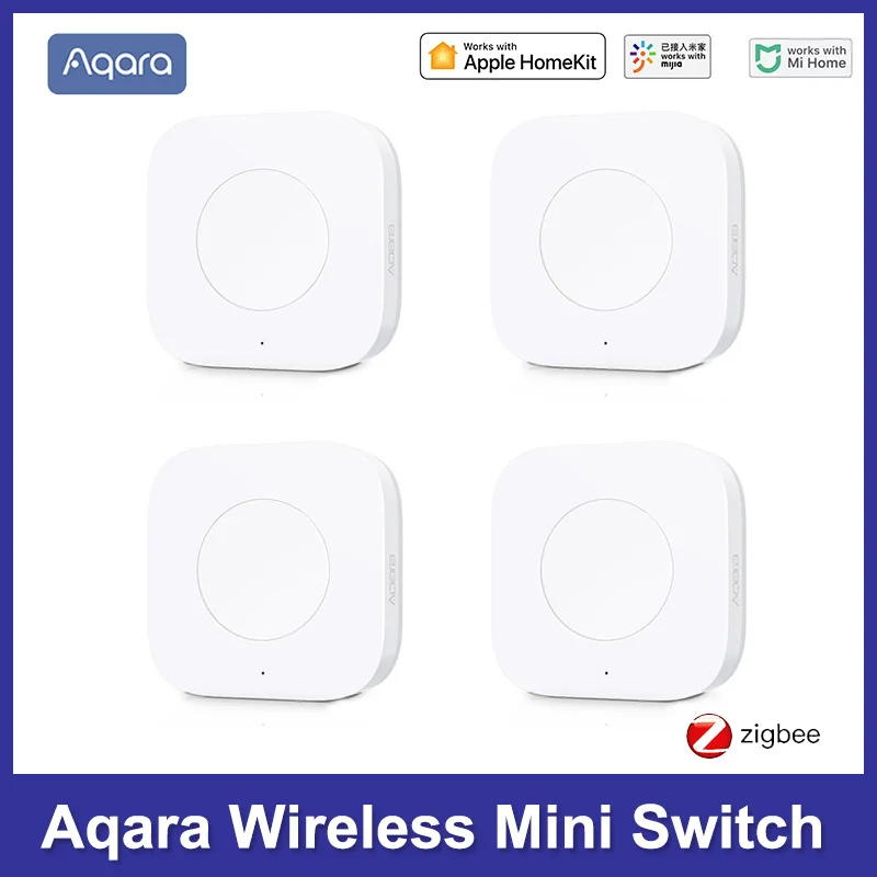 Aqara Wireless Mini Switch Zigbee Sensor One Key Control Button Smart