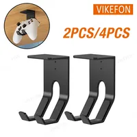 2pcs/4pcs ABS Under Table Game Controller Rack Game Console Storage Base Headset Holder Stand for Sony Xbox Switch PS5/PS4 Mount