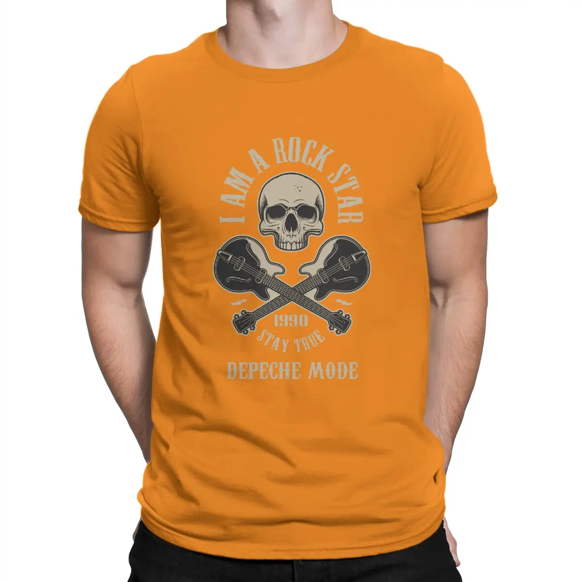 Camisetas de estrella de rock para hombre, Depeche Cool Mode, ropa de algodón, camiseta de manga corta con cuello redondo, idea de regalo