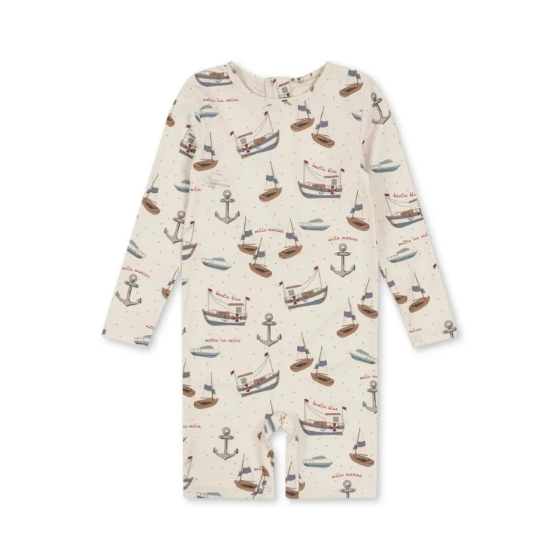 Baby Boys Swimwear Anchor Sunscreen Swimsuit Boy Swimwears Swimming Bikini Two Pieces Kids Swimsuits One-pieces