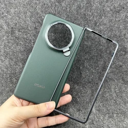 Deluxe Leather Shockproof Phone Case with Bracket Protection - Magic V3 (Green)