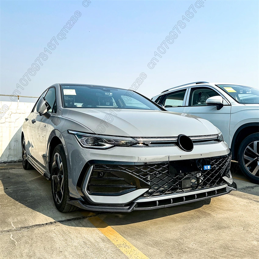 폭스바겐 VW 골프 8.5 MK8.5 GTI R-라인 2024-2025 프론트 범퍼 스플리터 립 스포일러 디퓨저 가드 디플렉터 바디 키트 커버
