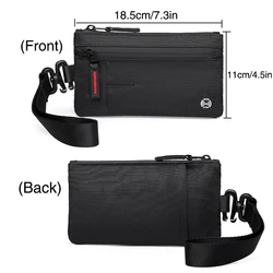 Waterproof RFID Wallet - Unisex Novelty Zippered Money and Card Holder Clutch (L With Rope)