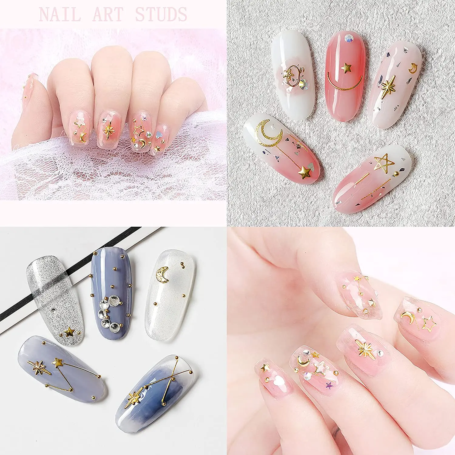 Diamond Holic (3D Metal Studs Charm Decoration Nail Art Studs Diamond