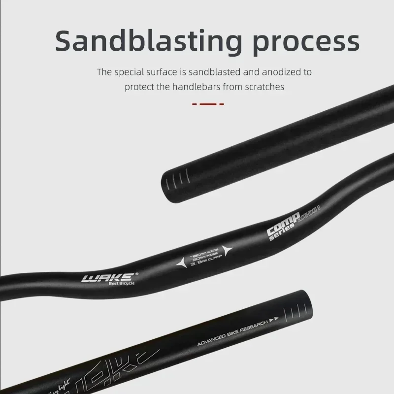 Bicycle Handlebar 720mm/780mm 31.8mm Aluminum Alloy Ergonomic Design Mountain Bike MTB For Cycling Accessories