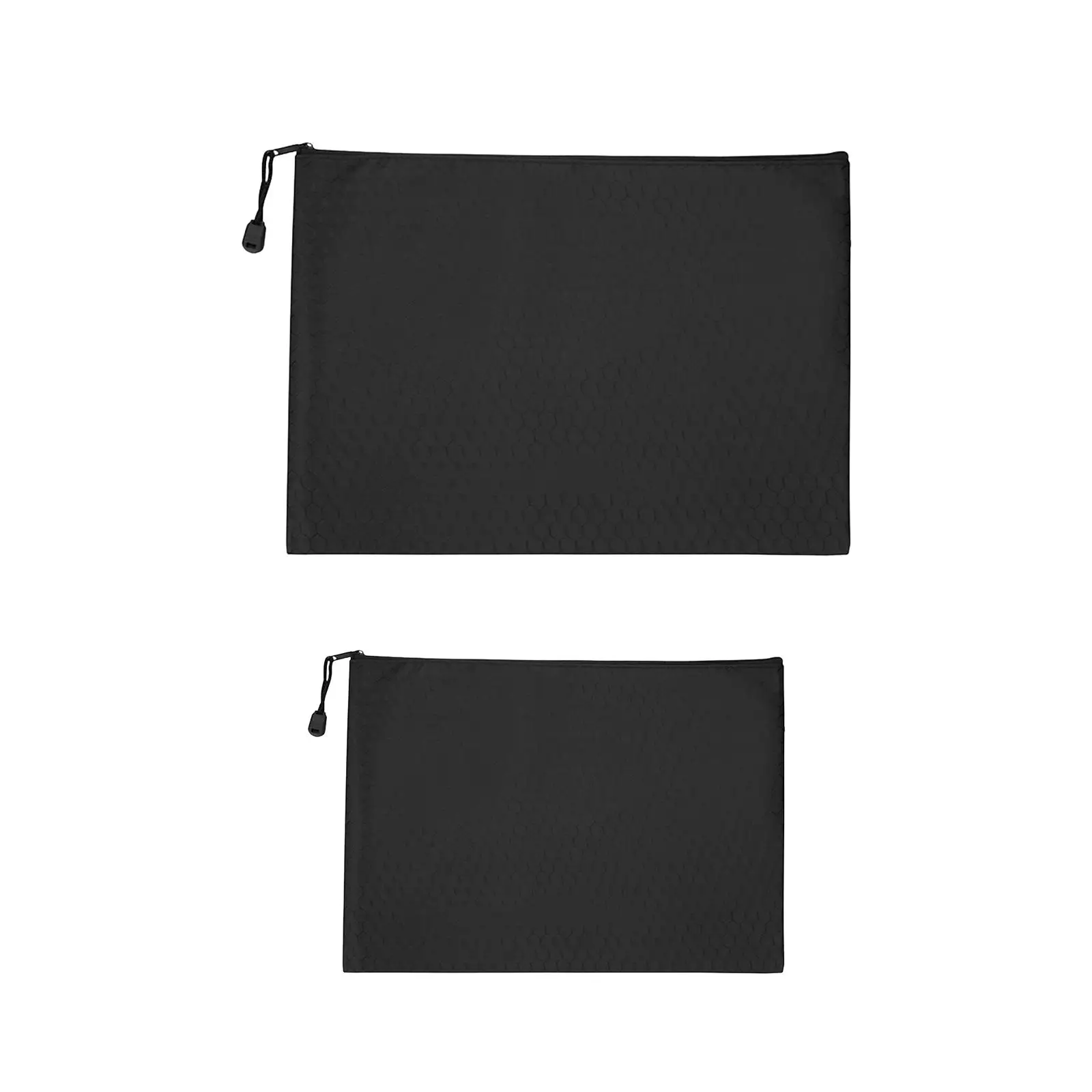 

Zipper Pouch Black Storage Pouch for Cosmetics Board Games Office Appliances