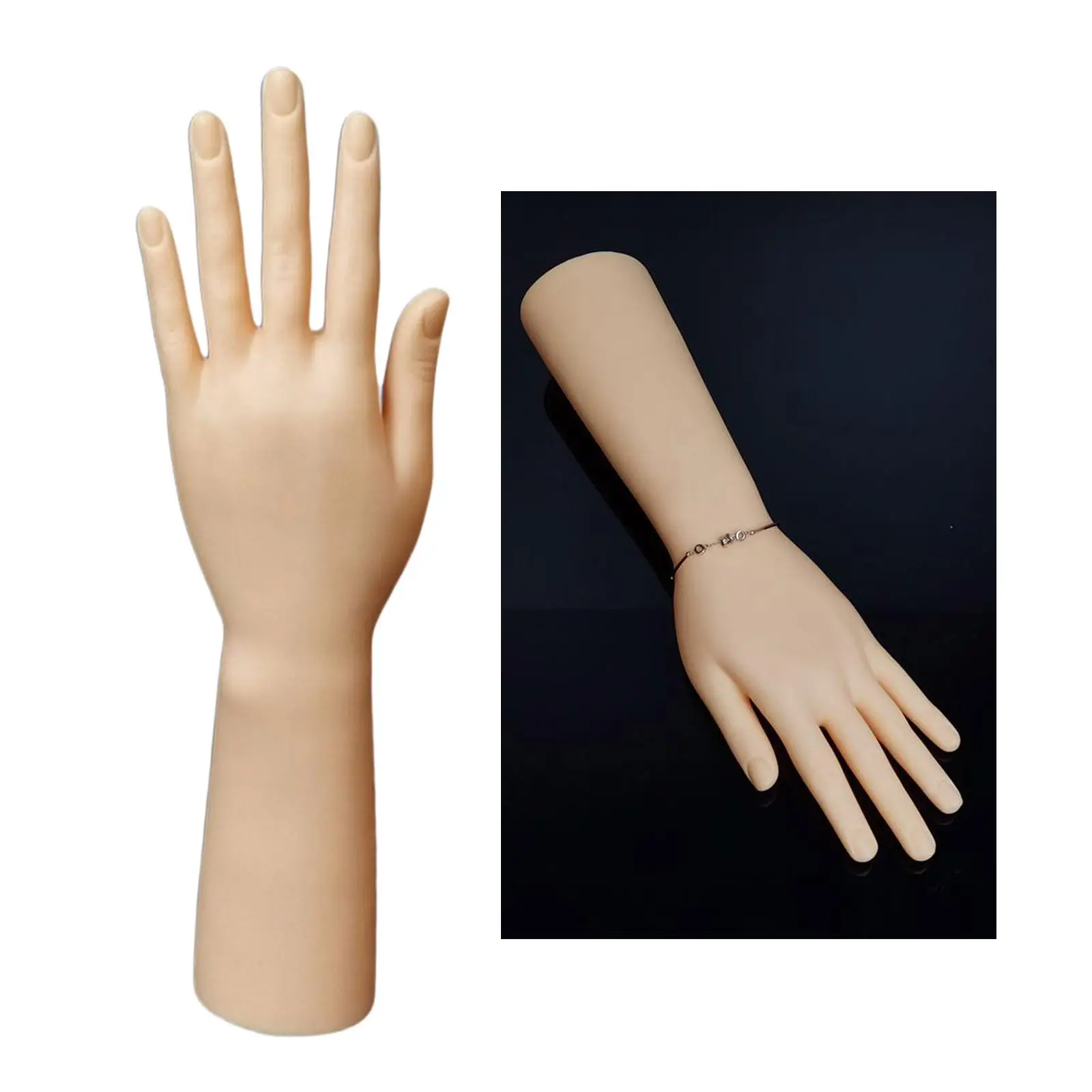 thumbnail image 1 of Mano de maniquí femenina de plástico para guardar pulseras, anillos, guantes y organizador de exhibición, 1 of 5