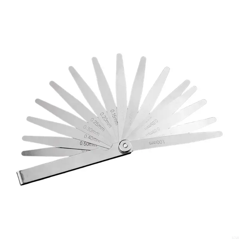 57QB Double Marked Feeler Gauge Set in Stainless for Multifunctional Measuring Needs