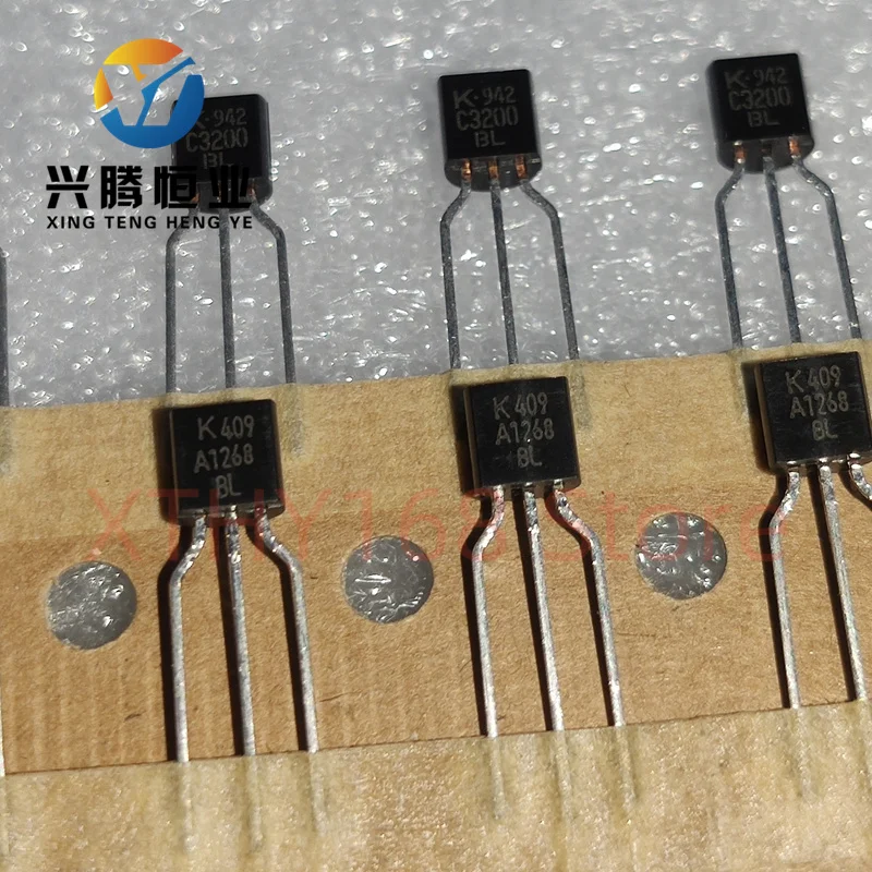 5pair-Lot-KTA1268-KTC3200-BL-TO-92-2SA1268-2SC3200-A1268-C3200-New ...