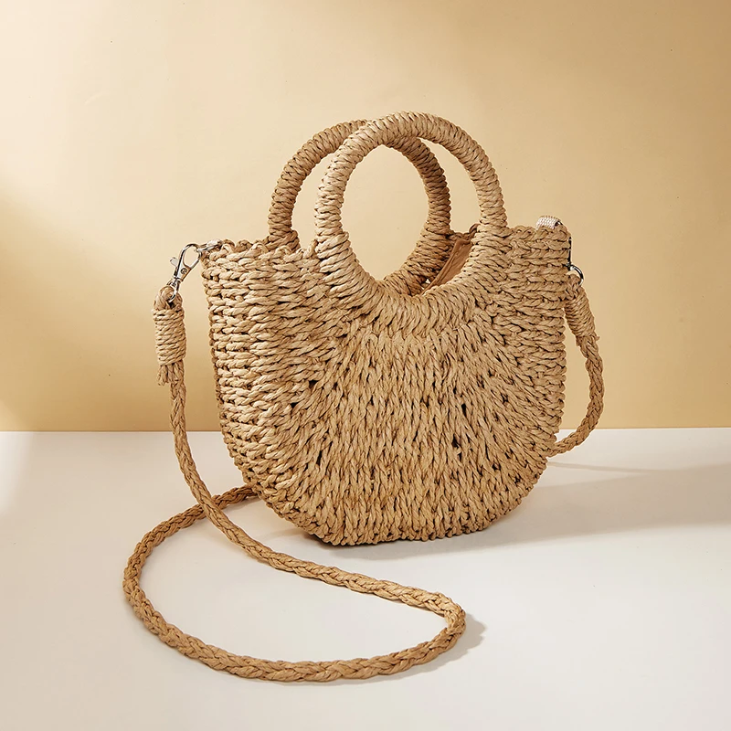 ROSIE Woven straw tote bag | Structube