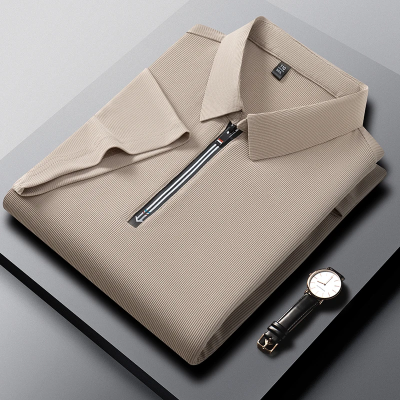 Men’s smart casual polo shirt short sleeve everyday top
