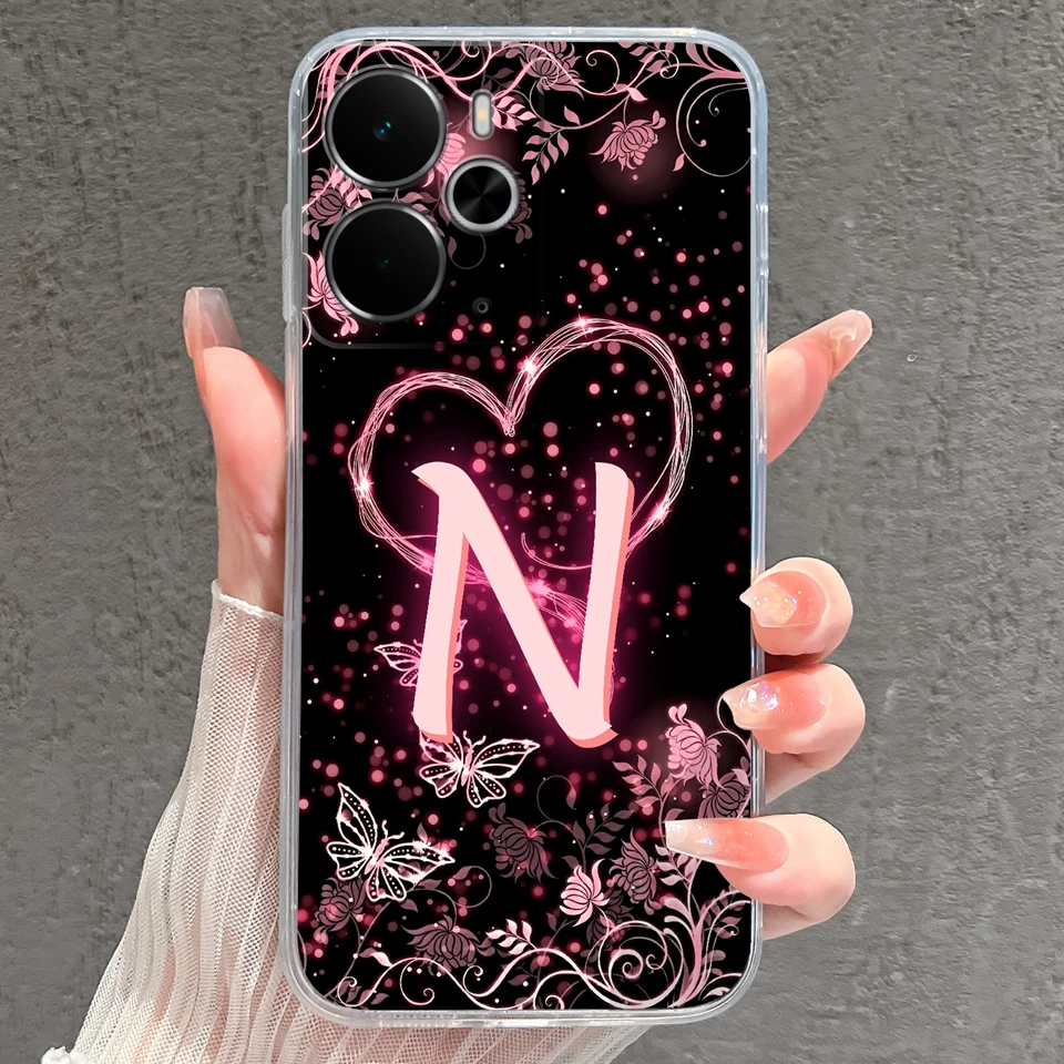 Sparkling Butterfly Shockproof Non-slip Transparent Phone Case Housing