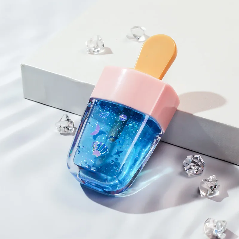 Lip Makeup Ice Cream Lip Glaze Glitter Liquid Lipstick Long Lasting Waterproof Moisturizing Candy Color Lip Gloss Cute Oil