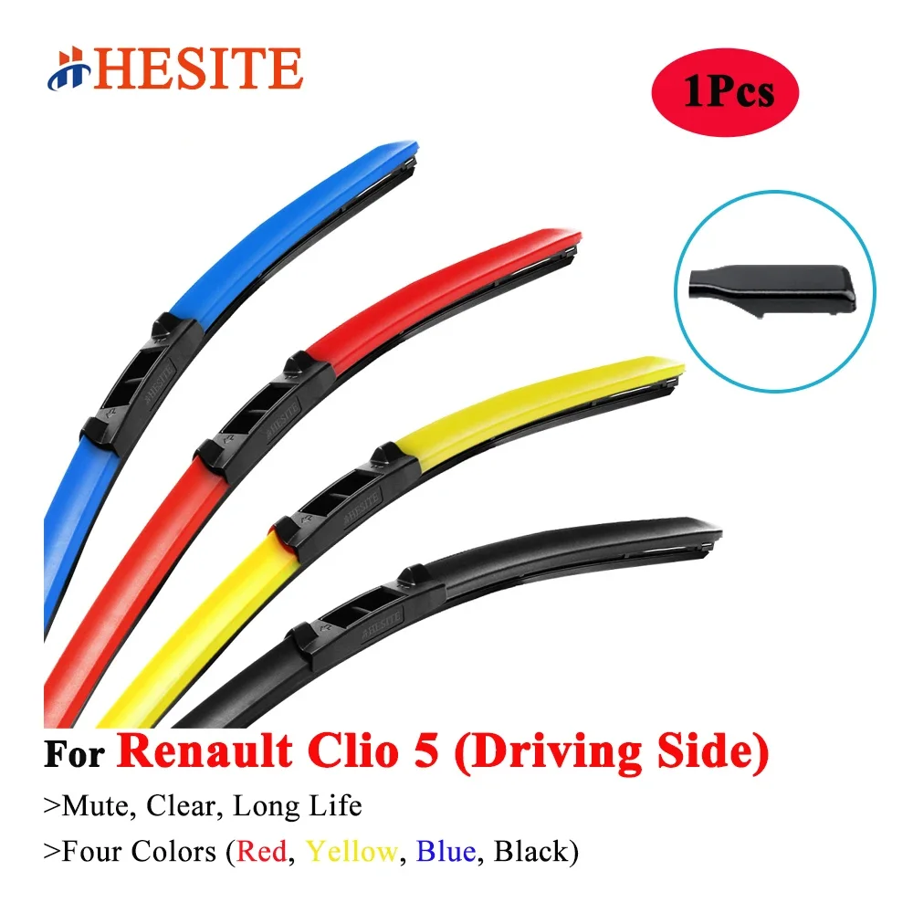 

HESITE Colorful Hybrid Wiper Blade For Renault Clio 5 MKV B7 BF Hatchback 2019 2020 2021 2022 2023 2024 Car Exterior Accessories