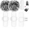 New Wireless Lavalier Microphone Portable Audio Video Recording Mini Microphone for iPhone Android PC Camera Live Gaming Phone 2 New Wireless Lavalier Microphone Portable Audio Video Recording Mini Microphone for iPhone Android PC Camera Live Gaming Phone 2
