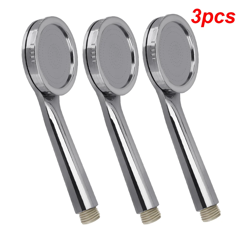 High-Pressure Water-Saving Chrome Shower Head with Rainfall Spray