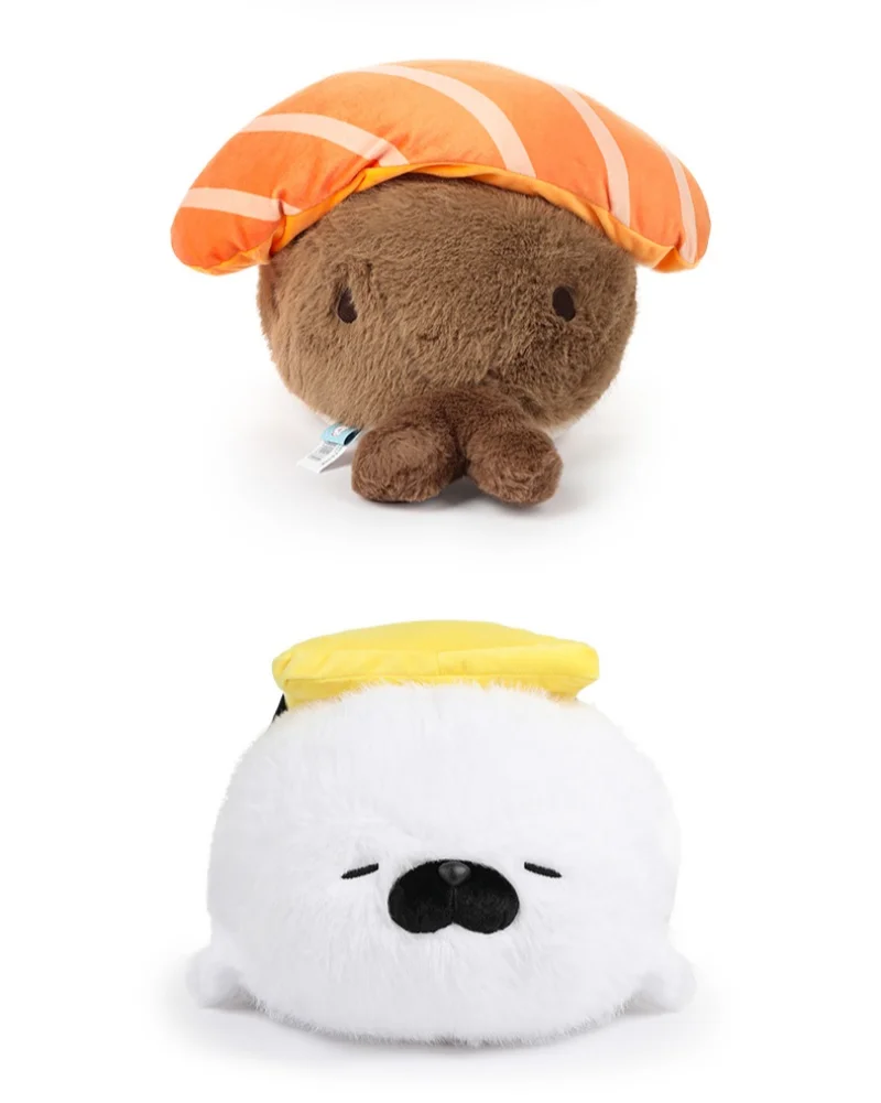 Kawaii Sushi Sea Otter Family Stuffed Animals - Special Edition