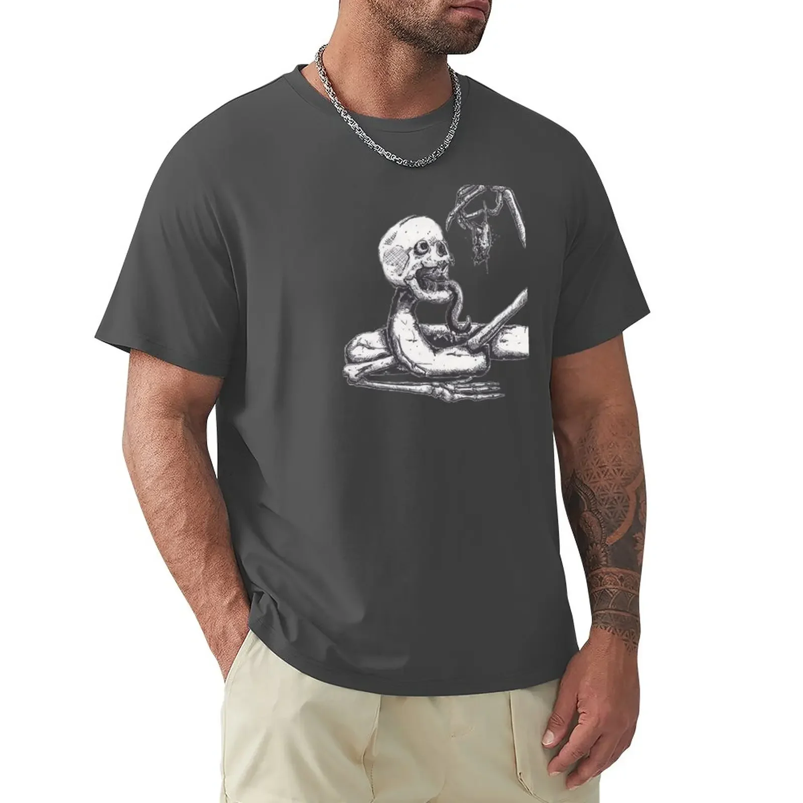 

snake-skull T-Shirt quick drying for a boy plain t shirts men oversizeds plus sizes tops korean fashion Short sleeve tee men