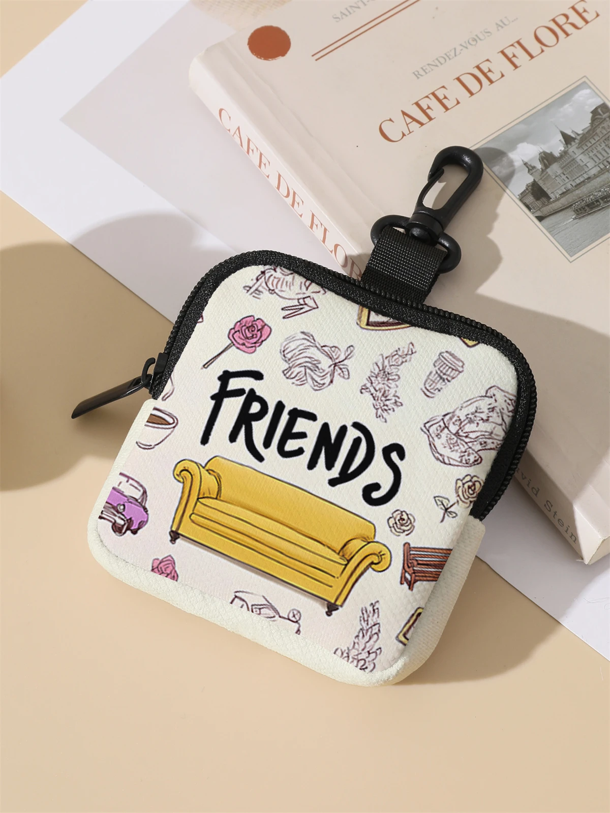 Sofa patterned large capacity coin wallets, digital printed wallets, and storage bags are ideal choices for gift giving