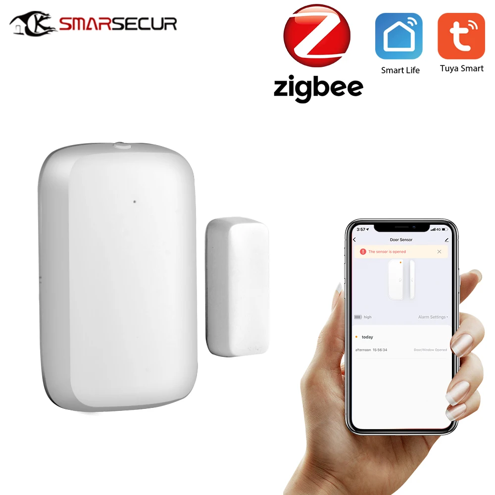 Tuya Zigbee Door/window Sensor Door Contact Sensor Smart Home Alarm
