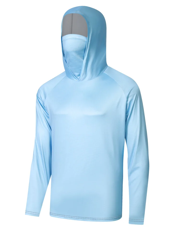 Chemise De Pêche Pelagic été Homme Avec Capuche Et Couvre-visage - Manches Longues