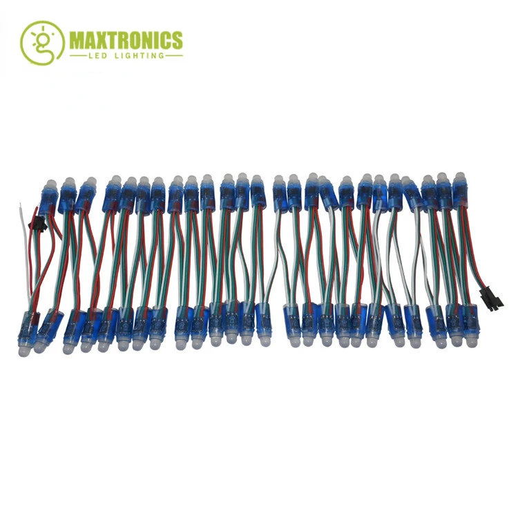 1500pcs WS2811 Full Color Pixel 2811 IC LED Module Light input IP68 DC 5V 12MM waterproof RGB color Digital LED Pixel Light