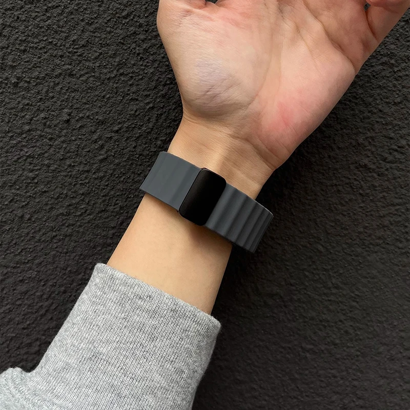 Silicone Sport Ocean Magnetic Bracelet Strap