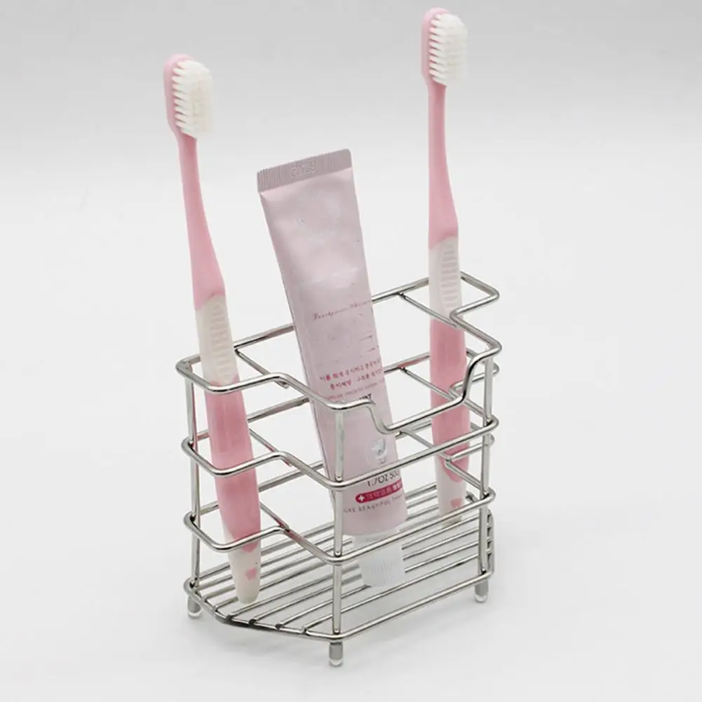 

Toothpaste Holder Convenient Space-saving Rust-proof Toothpaste Toothbrush Razor Storage Rack Home Use