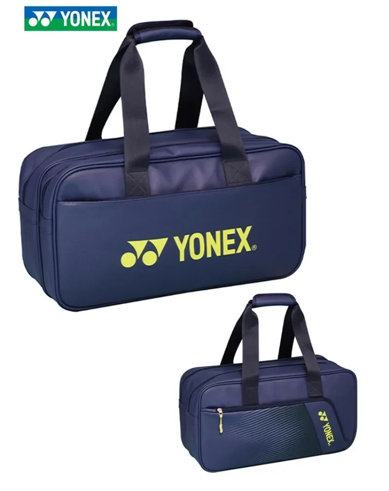 Yonex High-quality PU Leather New Badminton Racket Sports Bag Tennis Racket Bag Portable Durable Large Capacity Unisex