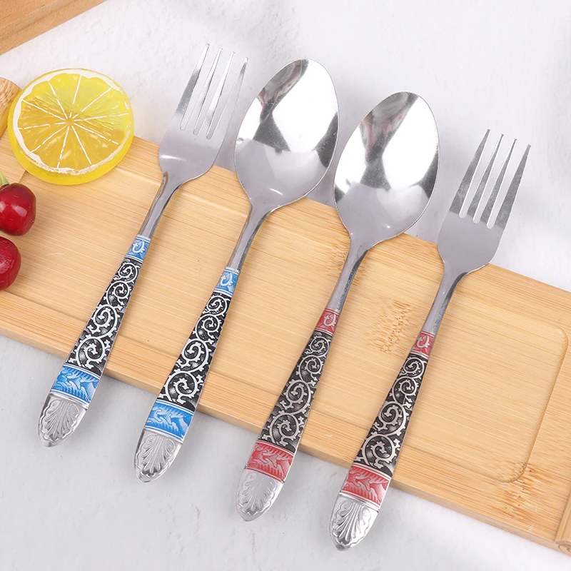 SpoonAndForkFlatwareSetCutlerySetsStainlessSteelFlatware