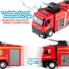Fire Truck Toy for Kids 3-5,with Fire Rescue Vehicle with Shooting Water,Lights and Sounds,Toy Truck Gift for Boy Age 3+ 4