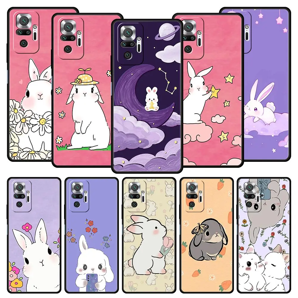 Colorful Rabbit Soft TPU Phone Case - Cute Design